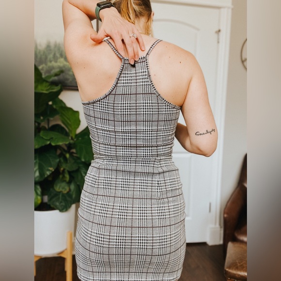 Plaid racer back/ skirt set - Picture 3 of 3